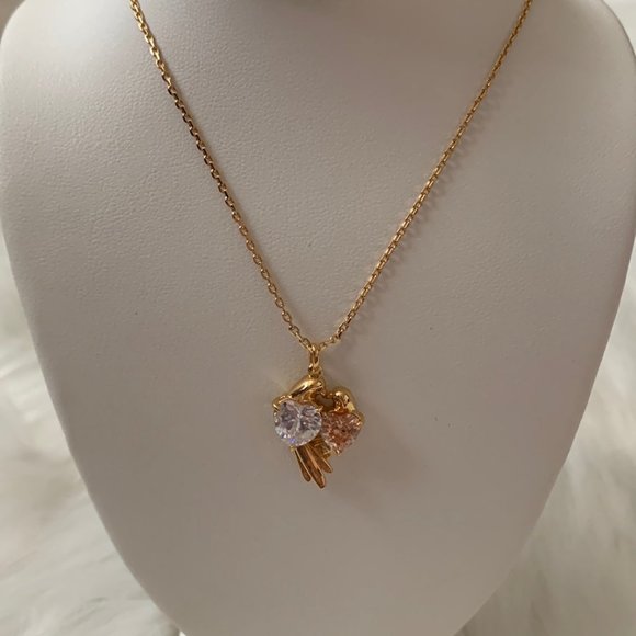 KATE SPADE Love Bird Pendant Necklace in Gold